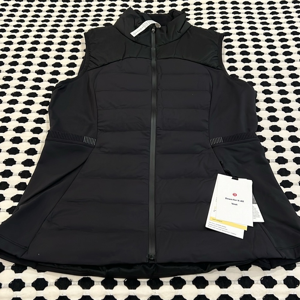 Women’s Lululemon Down For It All Vest sz 12 NWT